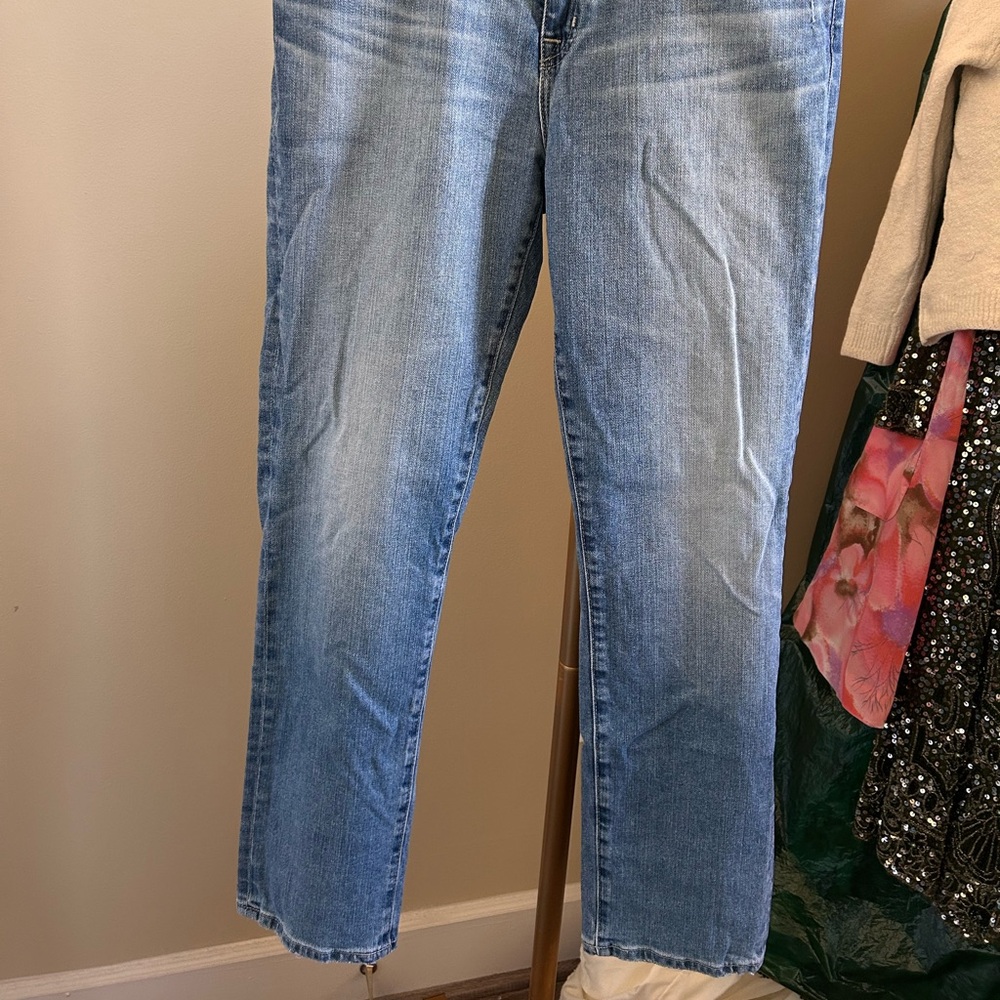 New Ag Adriano Goldschmied Light Blue Denim Jeans